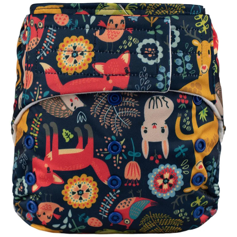 ELF ∣ Couche lavable à poche ∣ taille unique (8 à 38lb) - VELCRO
