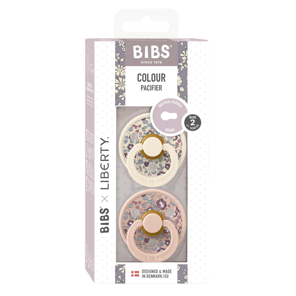 Suce BIBS x Liberty Latex (2 PK) - Eloise / Blush
