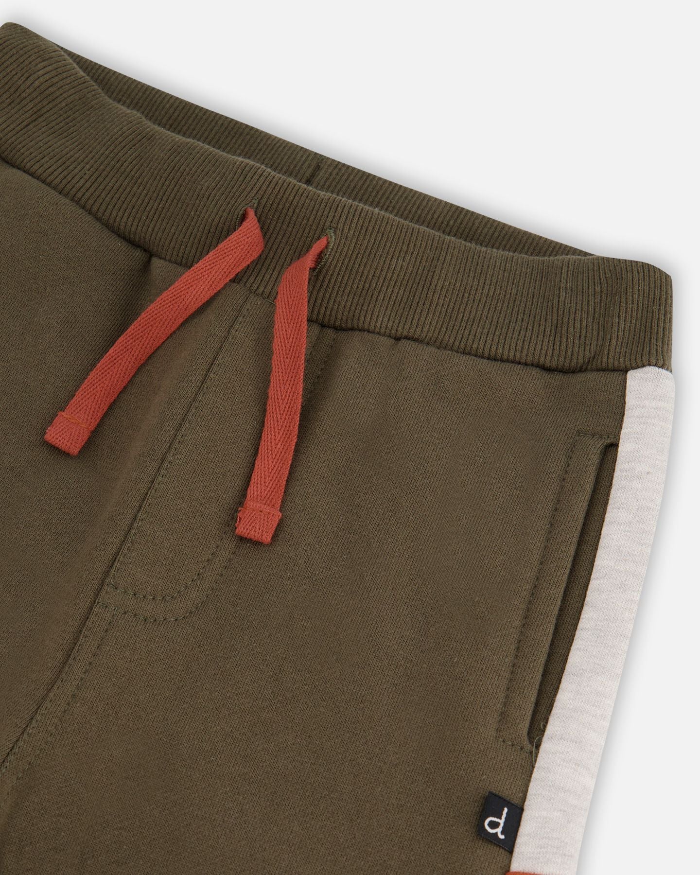 Pantalon jogging molletonné vert kaki