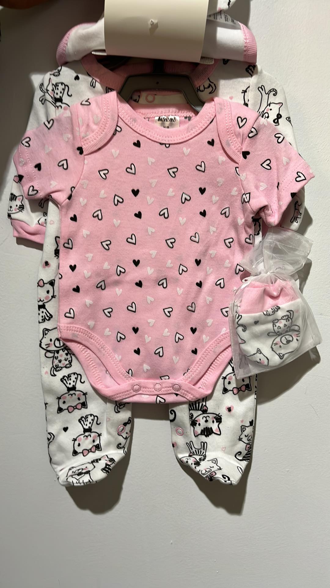 Ensemble cadeau bébé - Chat