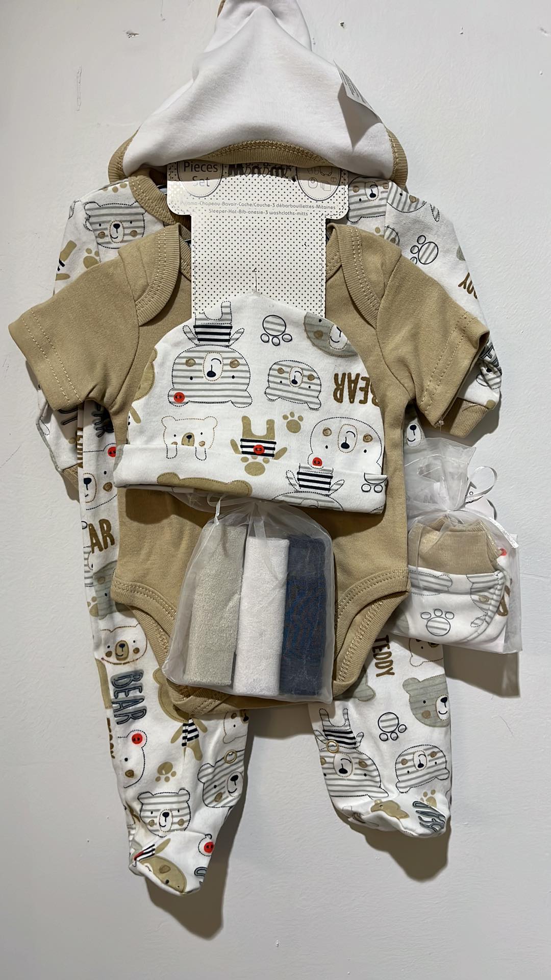 Ensemble cadeau bébé - Ours