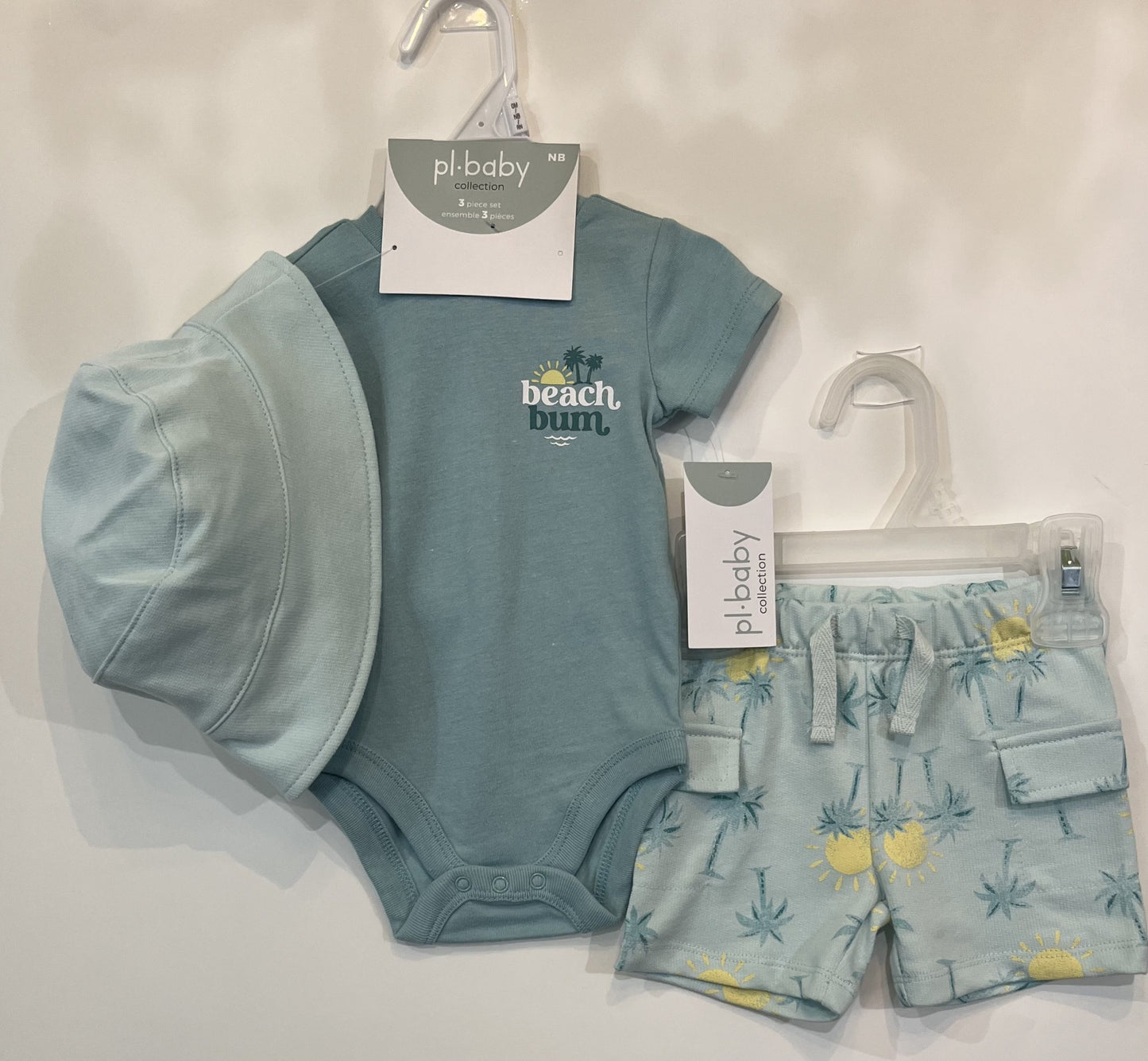 Ensemble pour bébé trois pièces beach bum.