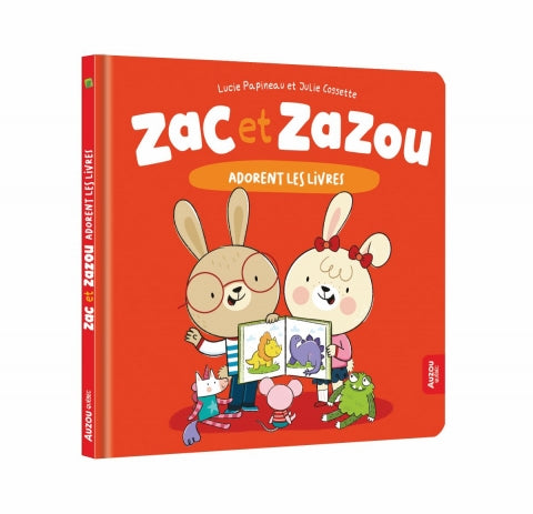 Zac et Zazou adorent les livres - Auzou
