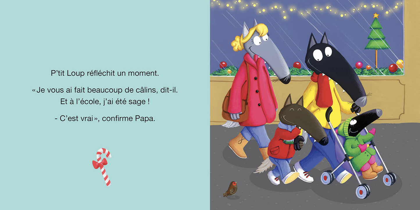 P'tit Loup attend le Pere Noël