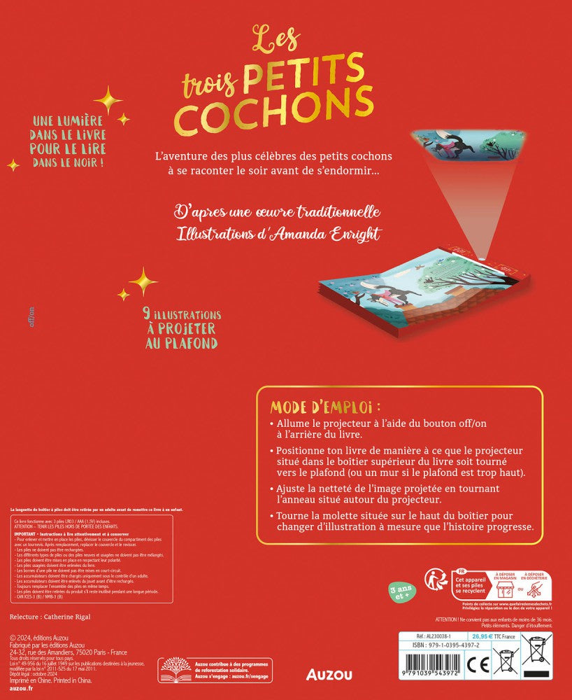 Les trois petits cochons-Livre projecteur