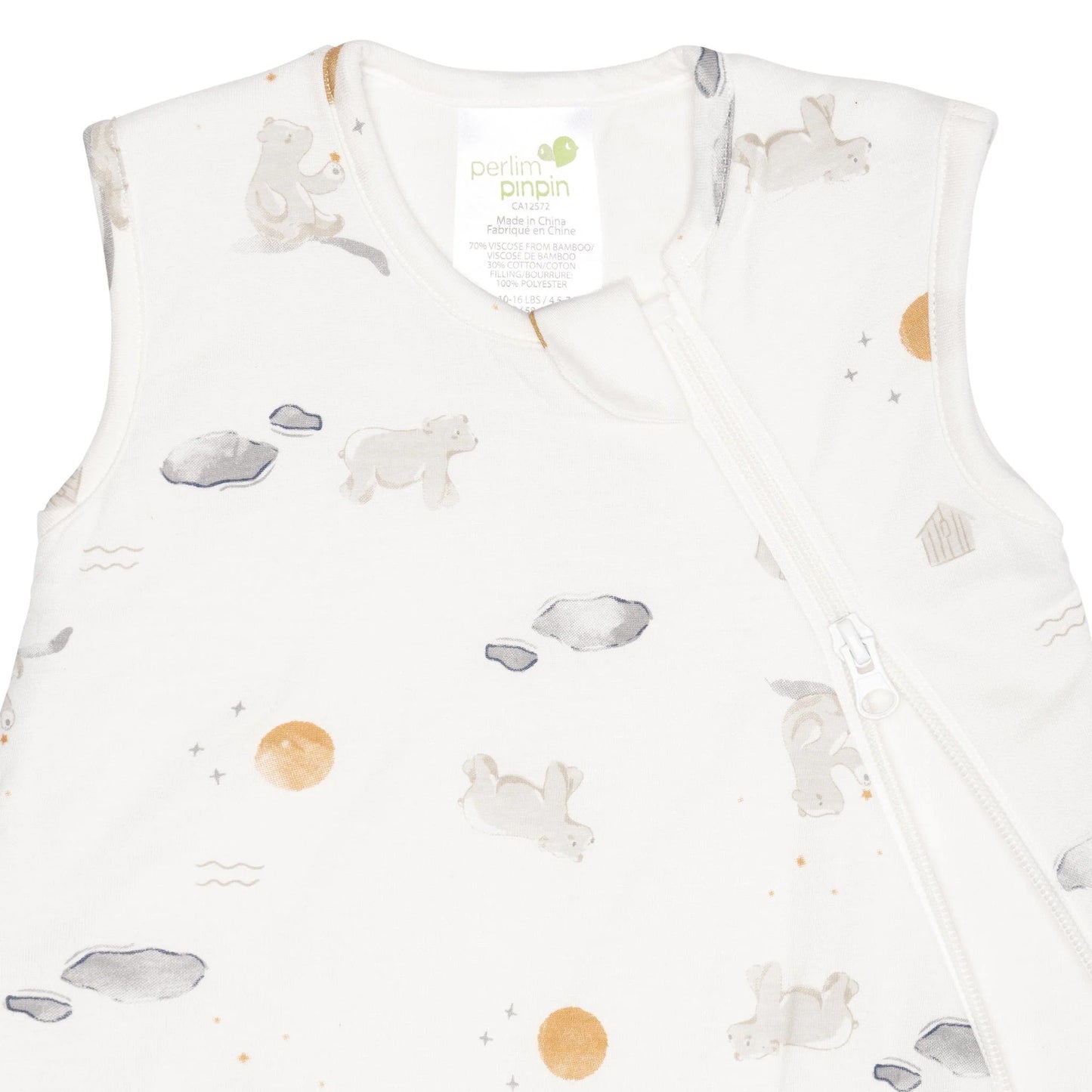 Sac de nuit matelassé en bambou - Pleine Lune (2.5 togs)