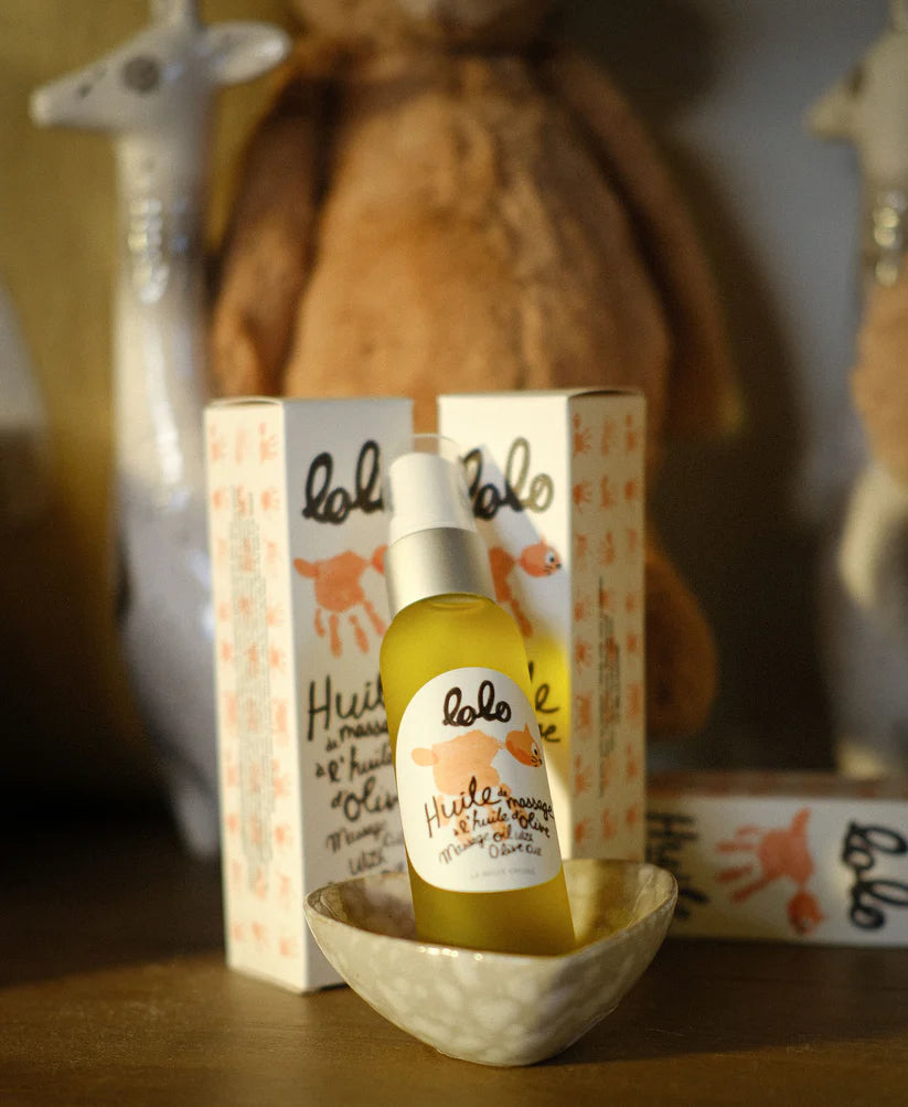 Huile de massage à l'huile d'olive - 60 ml
