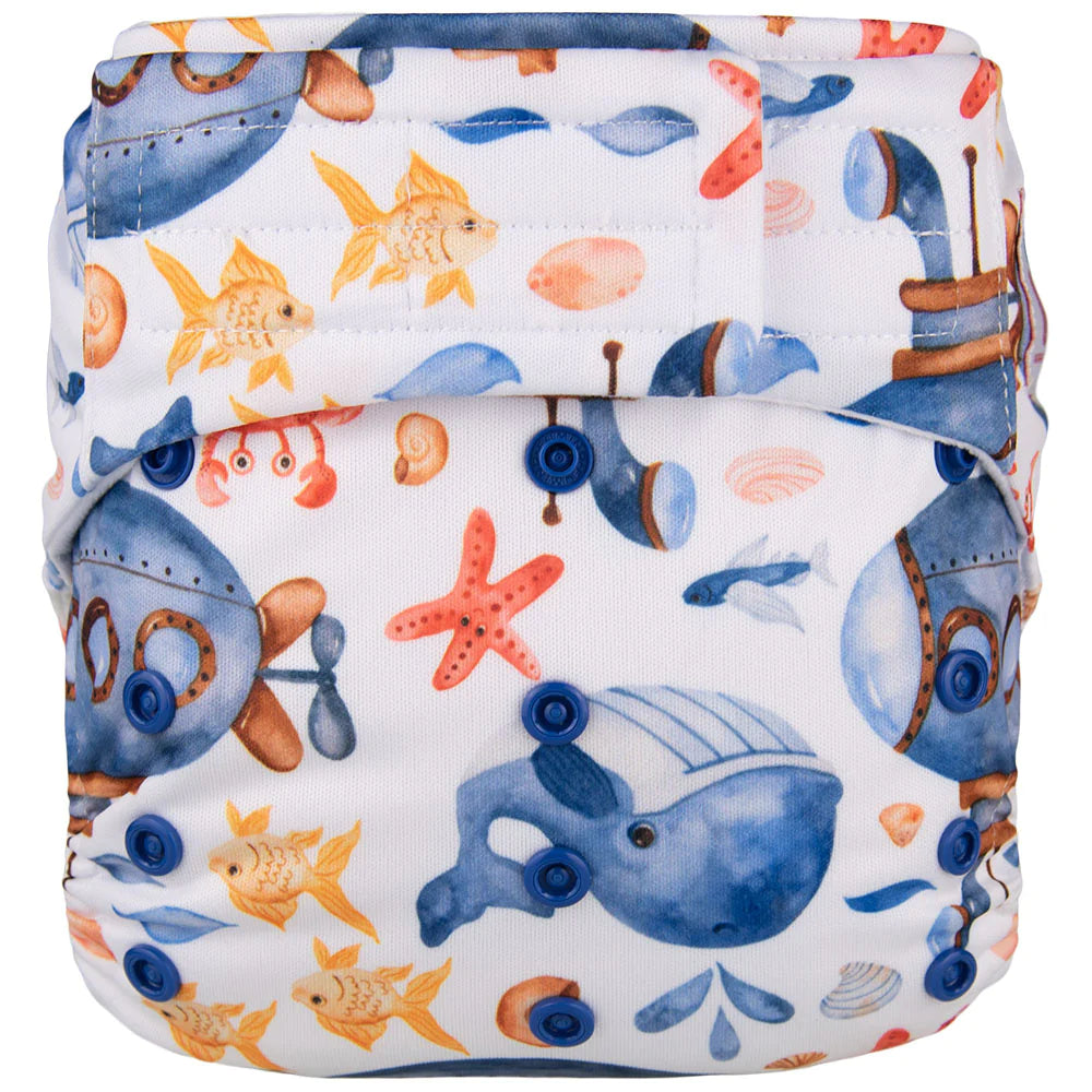 ELF ∣ Couche lavable à poche ∣ taille unique (8 à 38lb) - VELCRO