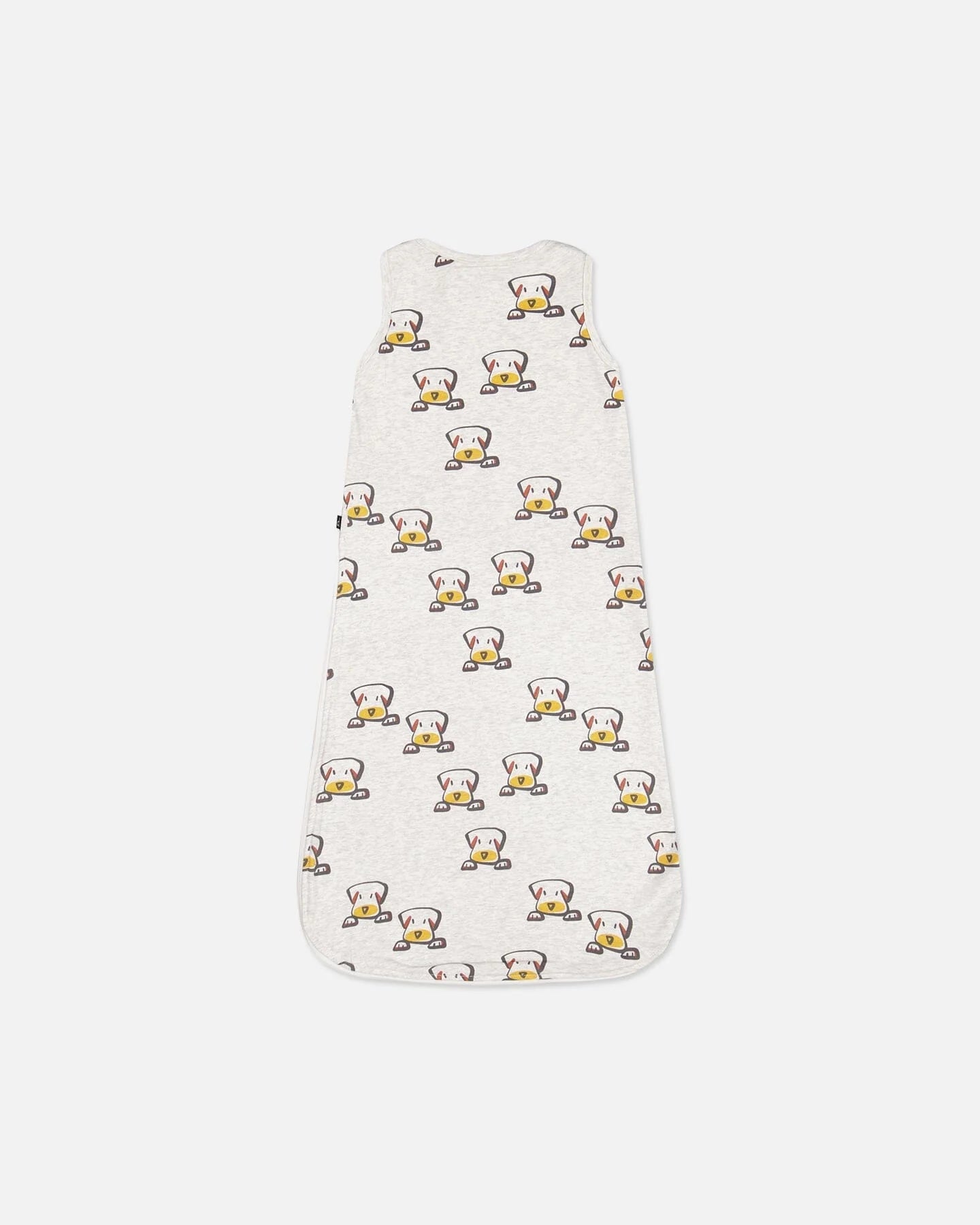 Dormeuse Beige Chiné Avec Imprimé De Chiens En Coton Biologique