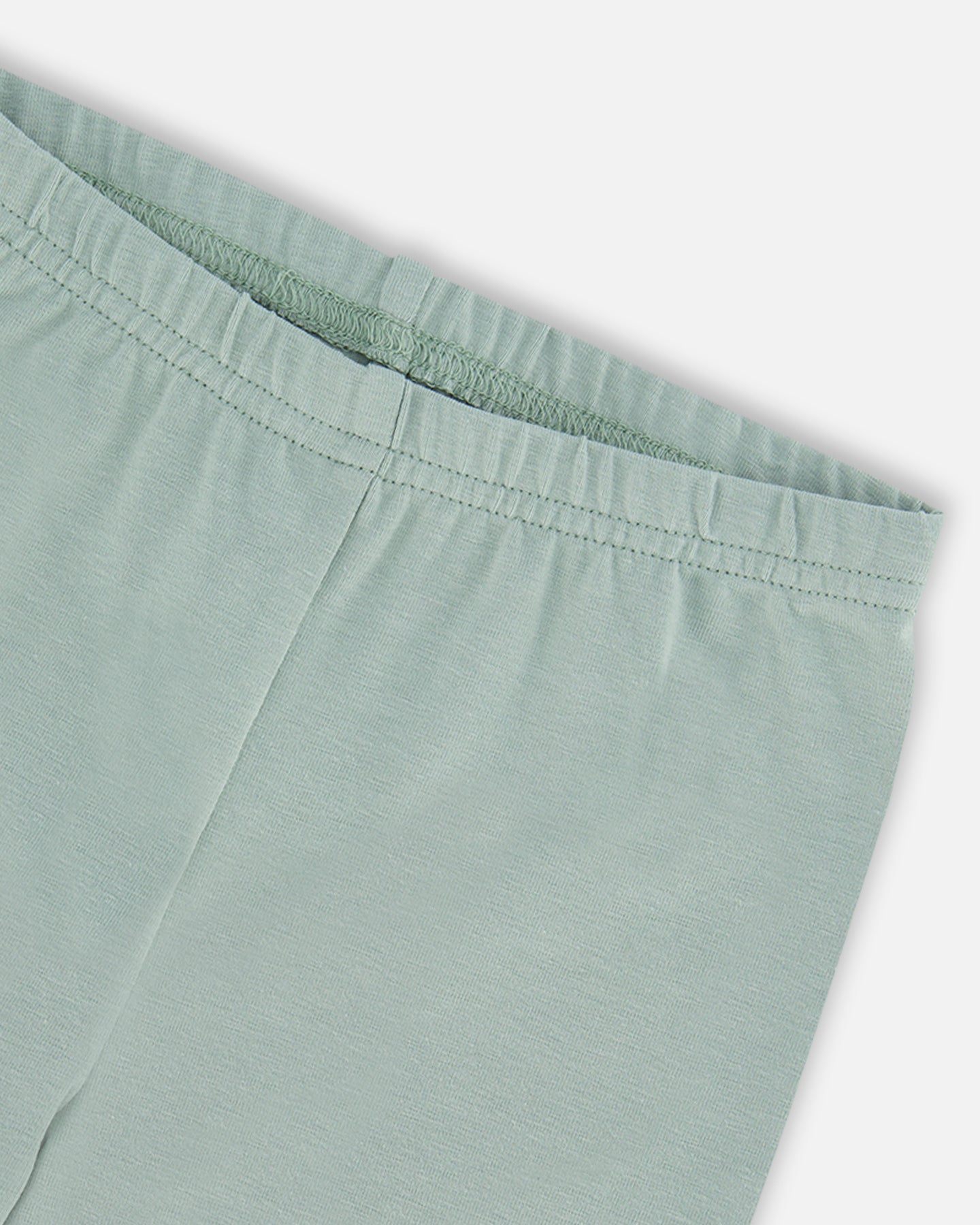 Legging capri vert olive en coton biologique