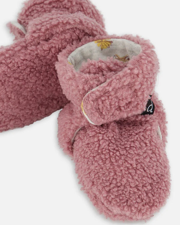Pantoufles en sherpa