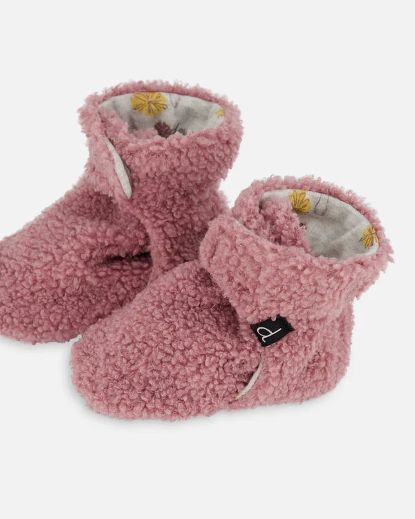 Pantoufles en sherpa