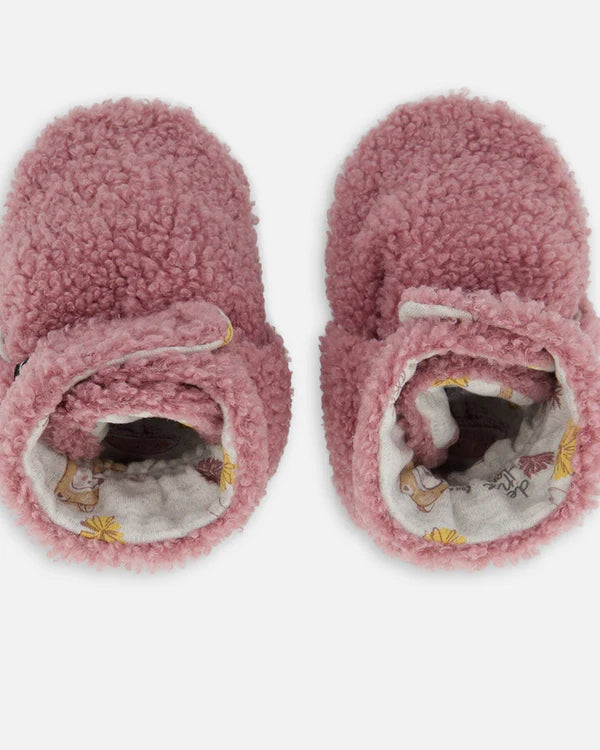 Pantoufles en sherpa