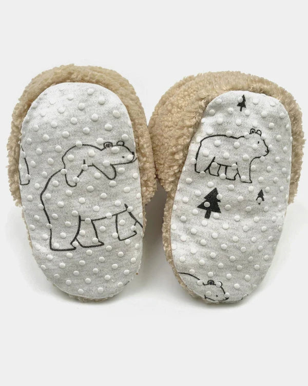 Pantoufles en sherpa
