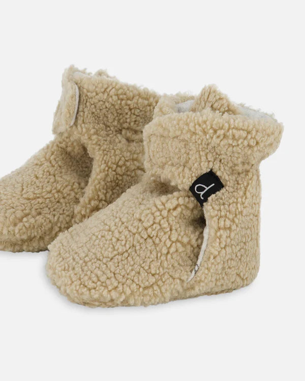 Pantoufles en sherpa