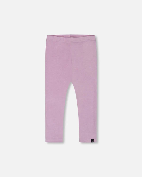 Legging côtelé lilas super doux