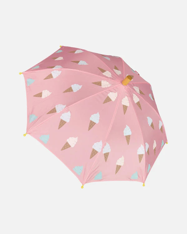 Parapluie qui changent de couleur au contact de l'eau