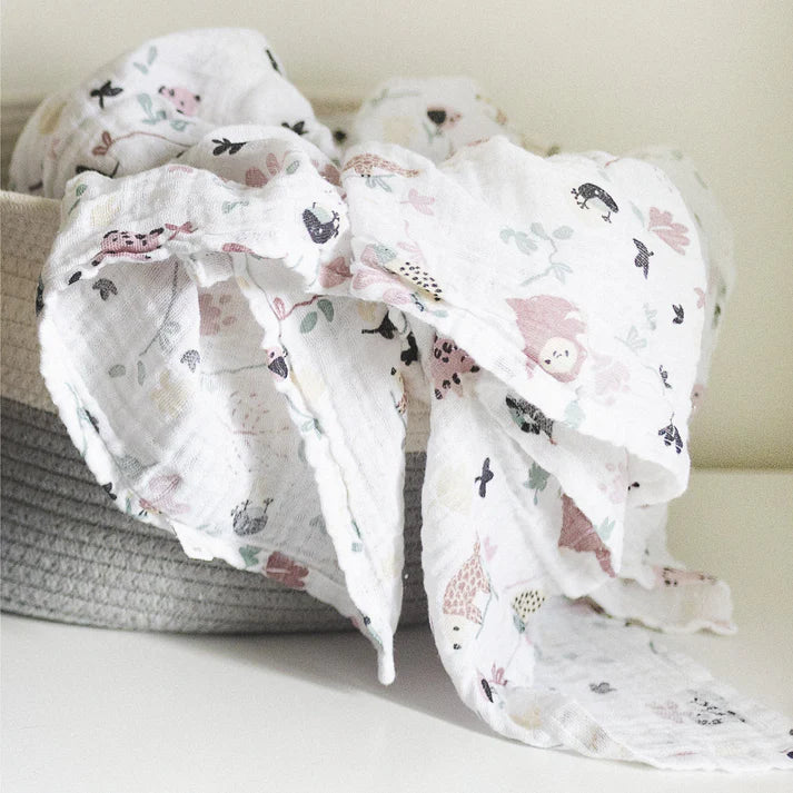Couverture mousseline de coton