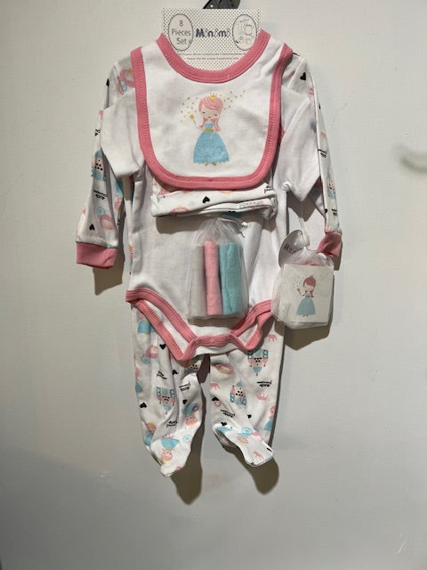 Ensemble cadeau bébé - princesse