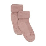 CHAUSSETTE BÉBÉ À CÔTES AVEC ABS (PAQUET DE 2)