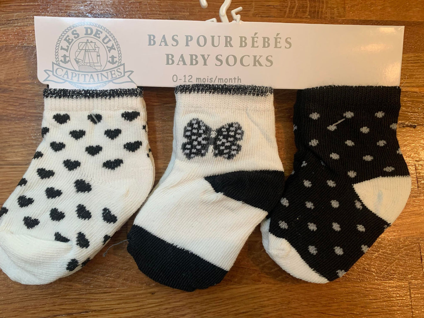 Paquet de 3 paires de bas (fille)