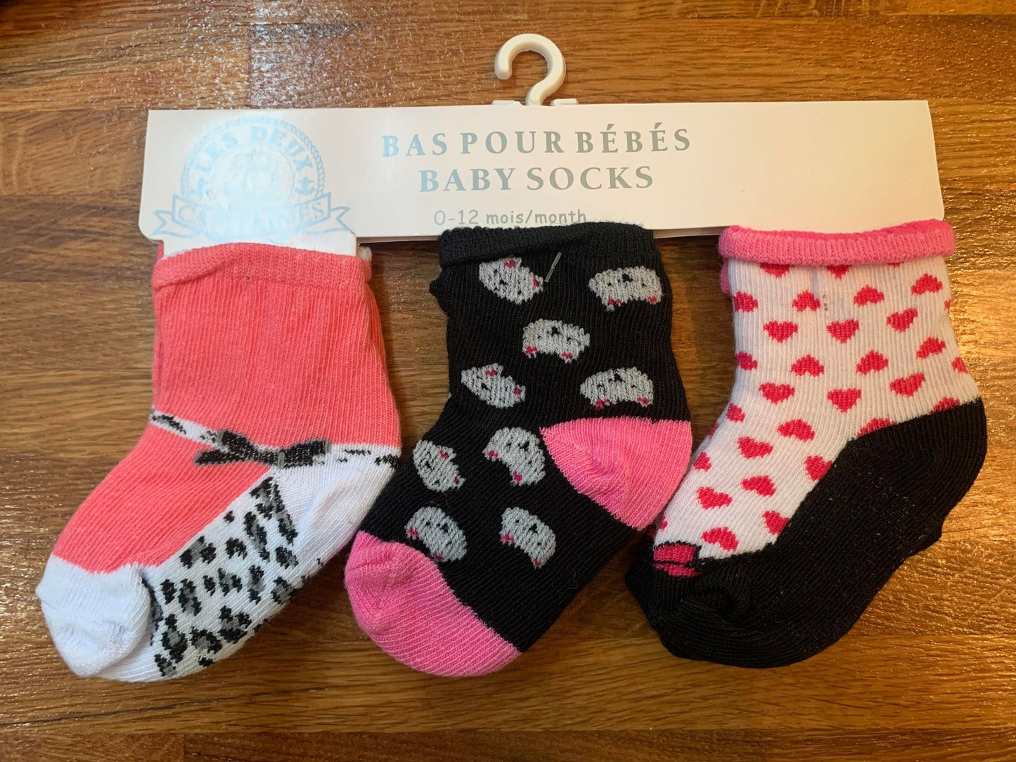 Paquet de 3 paires de bas (fille)