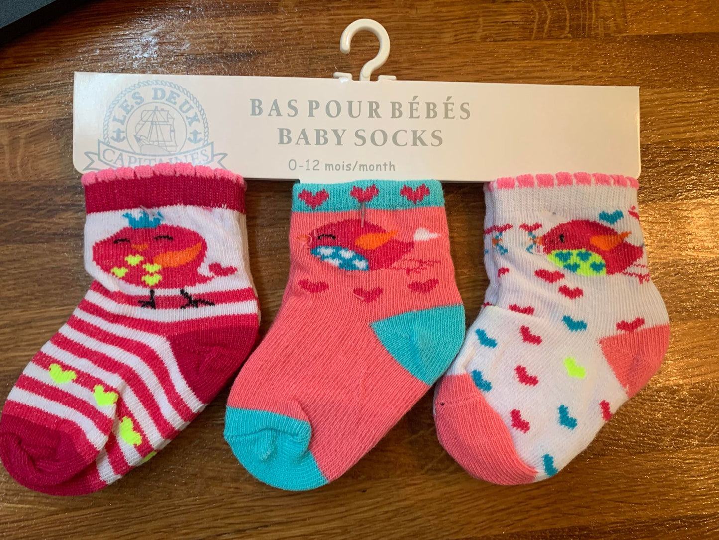 Paquet de 3 paires de bas (fille)
