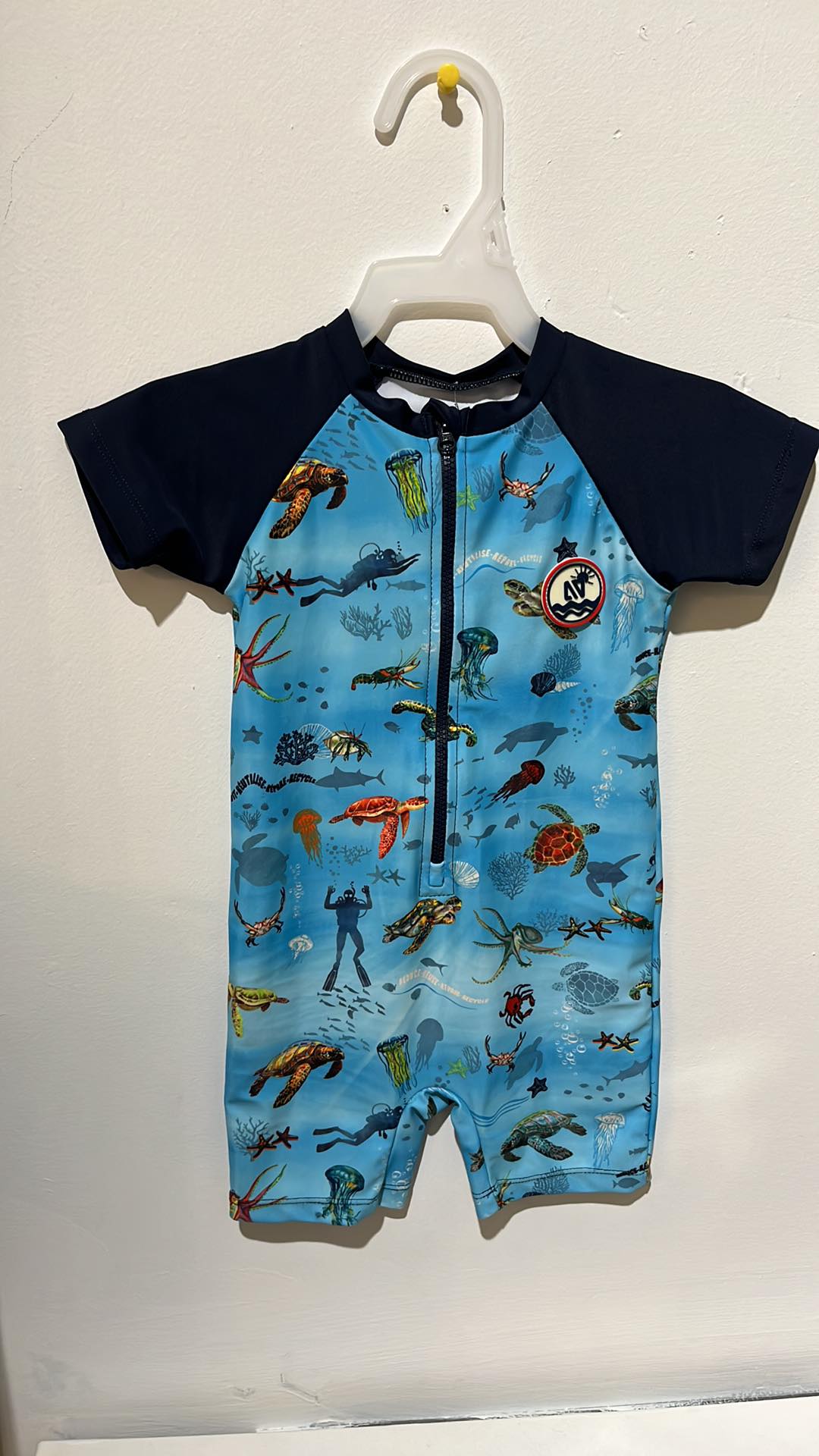 Maillot de bain une pièce manches courtes