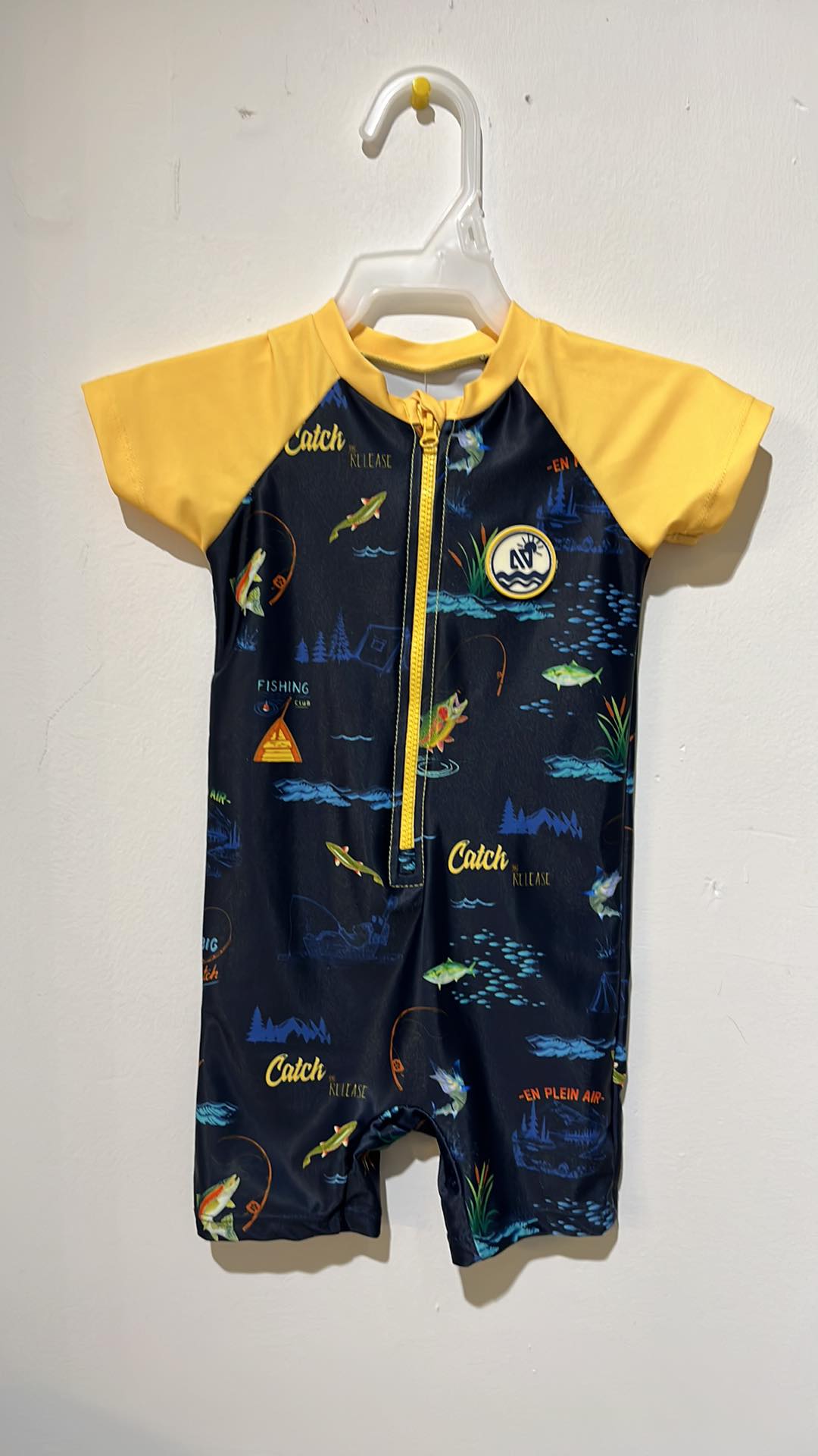 Maillot de bain une pièce manches courtes