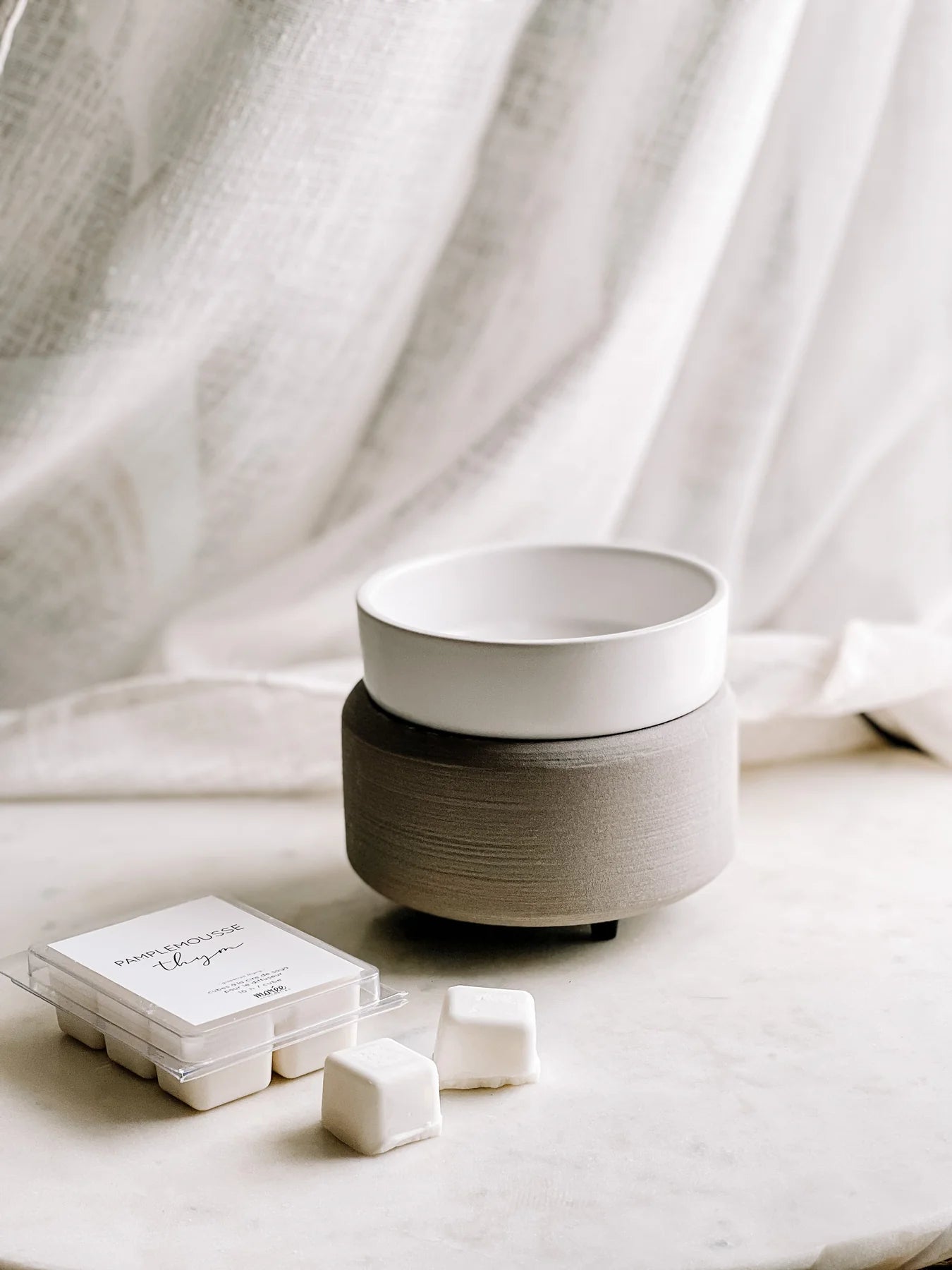 DIFFUSEUR POUR PASTILLES DE CIRE - 2 EN 1
