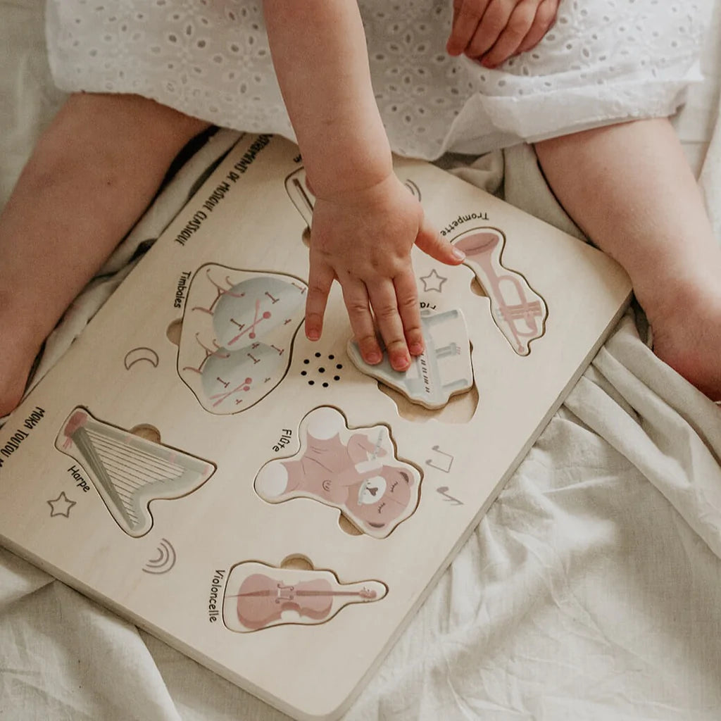 Puzzle musical - Les instruments de musique classique, Nouvelle version améliorée - bilingue!