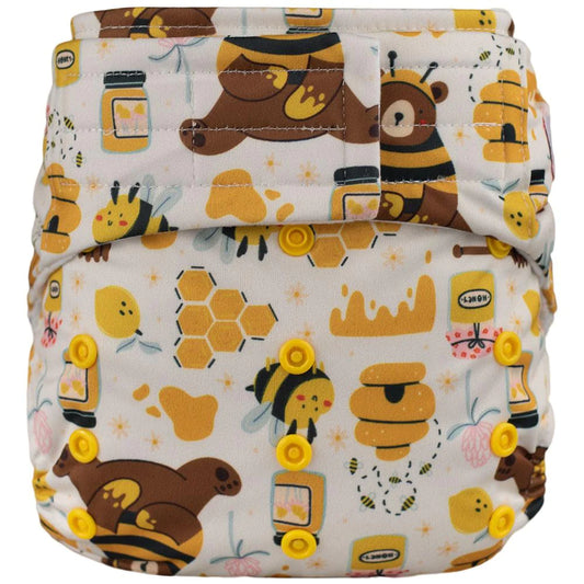 ELF ∣ Couche lavable à poche ∣ taille unique (8 à 38lb) - VELCRO