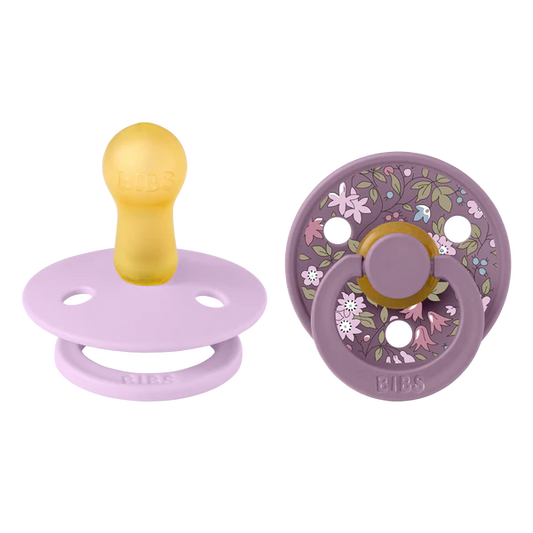 Suce BIBS x Liberty Latex (2 PK) - Camomille / Violet Sky