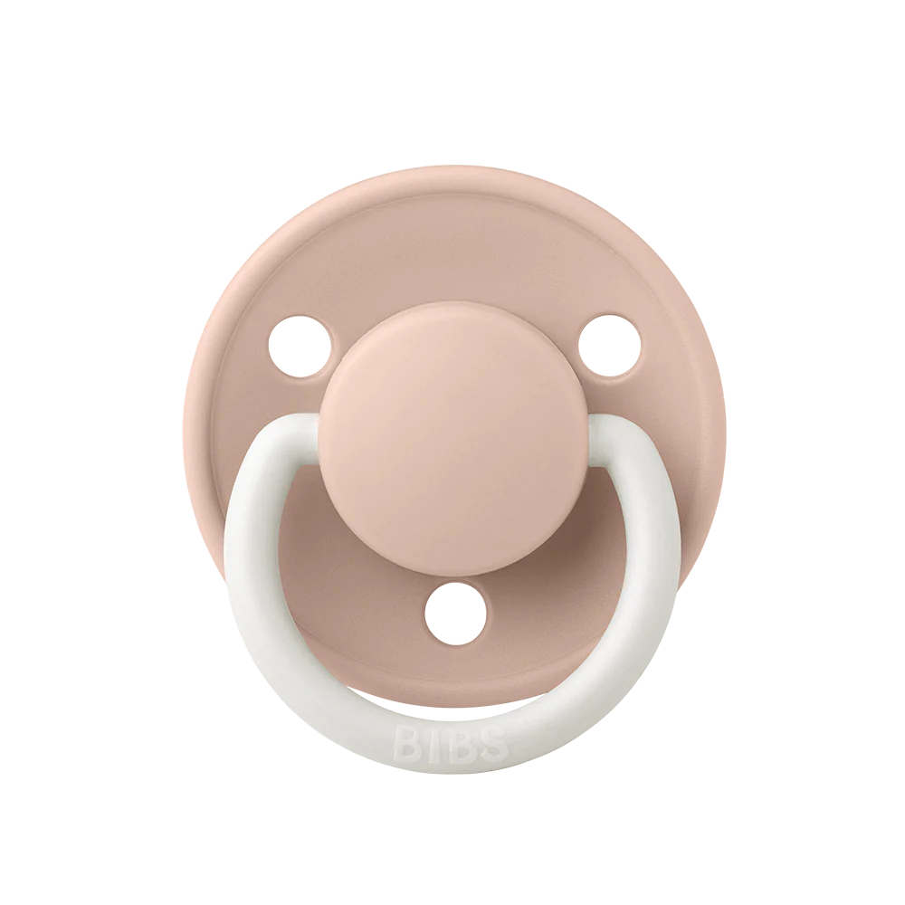 BIBS Suce De Lux Latex (2 PK) - GLOW IN THE DARK Blush