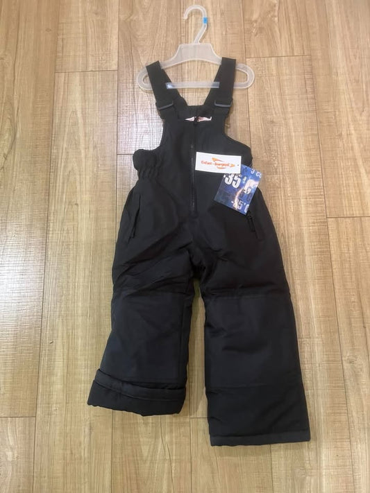 Pantalon de neige évolutif noir (salopette)