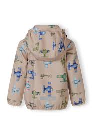 Veste mi-saison au motif d'avions vintage