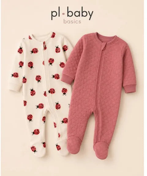 Kit de 2 dormeuses pl baby, fille