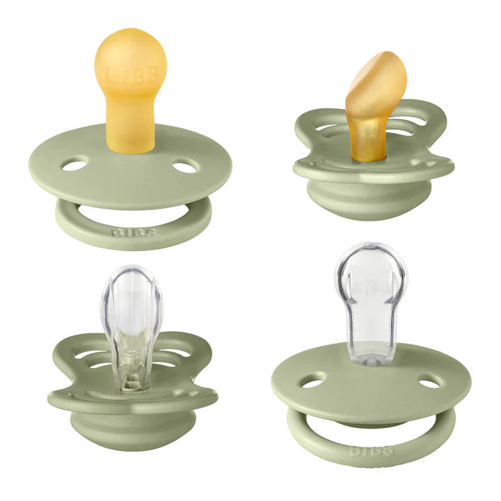 BIBS collection "Try-It" 0-6 mois (4 PK) - Sauge