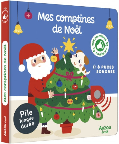 Mes comptines de Noël : mes premières musiques - Auzou