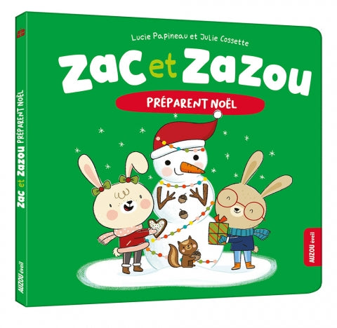 Zac et Zazou préparent Noël - Auzou