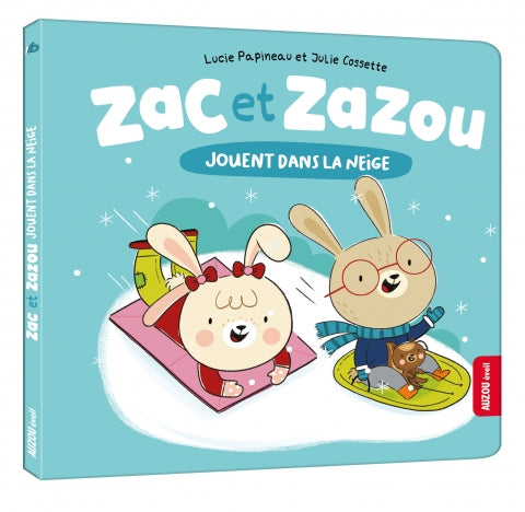 Zac et Zazou jouent dans la neige - Auzou