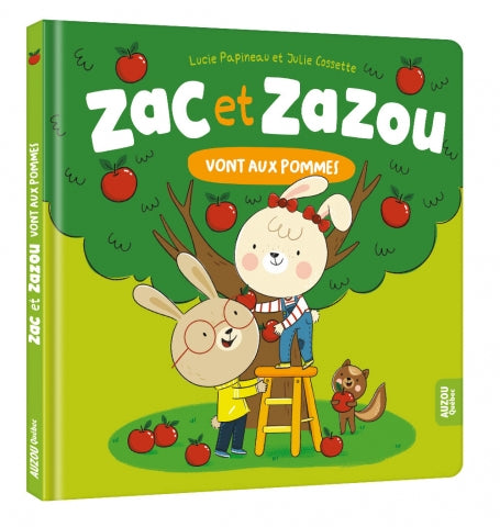 Zac et Zazou vont aux pommes - Auzou