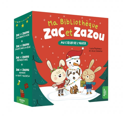 Ma bibliothèque Zac et Zazou : Au coeur de l'hiver - Auzou