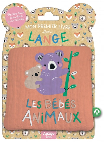 Livre tissu - Les bébés animaux - Auzou