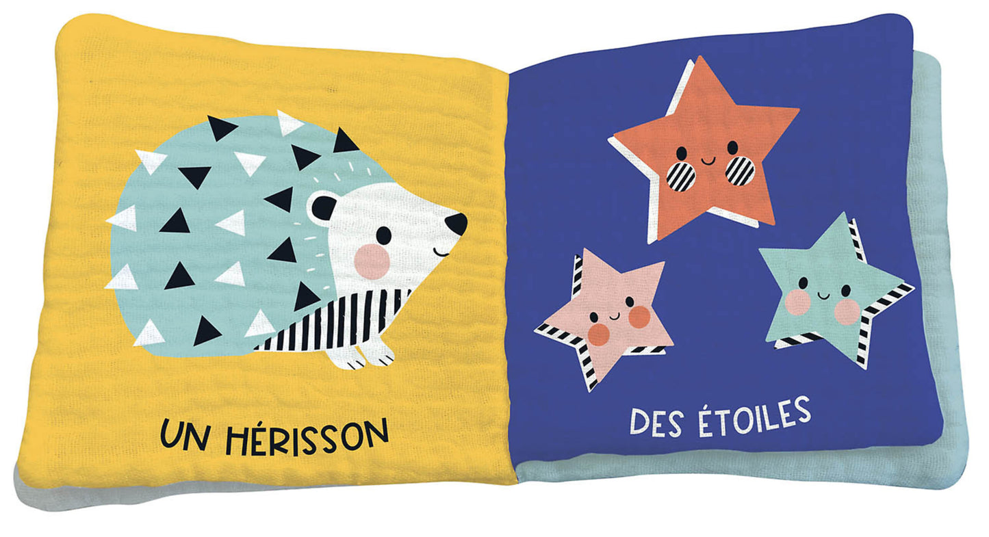 Mon premier livre tissu en lange - Bonne nuit