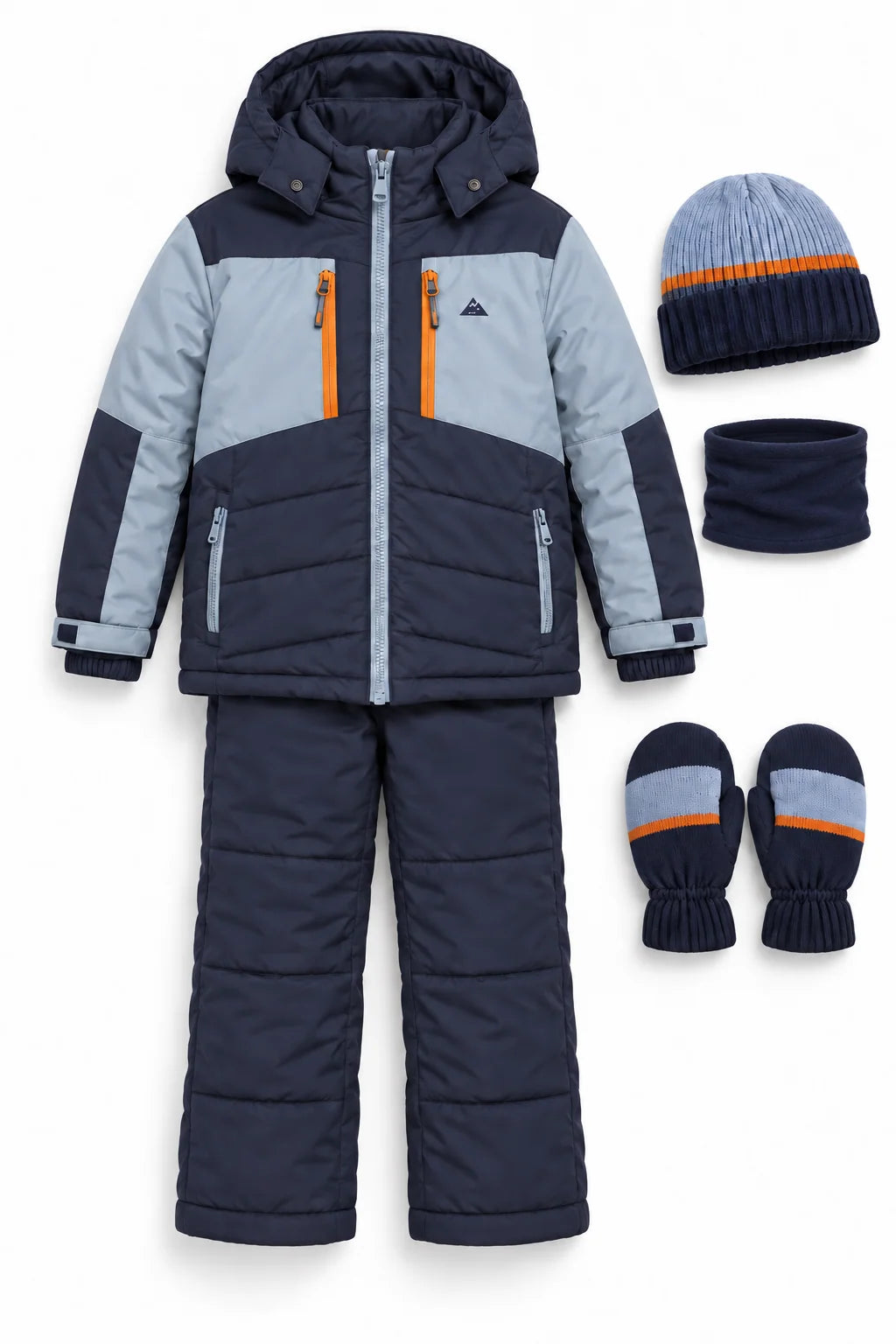 Ensemble d'hiver, manteau, pantalon et accessoires Blizz (Bleu Sarcelle) ou (vert olive/gris)