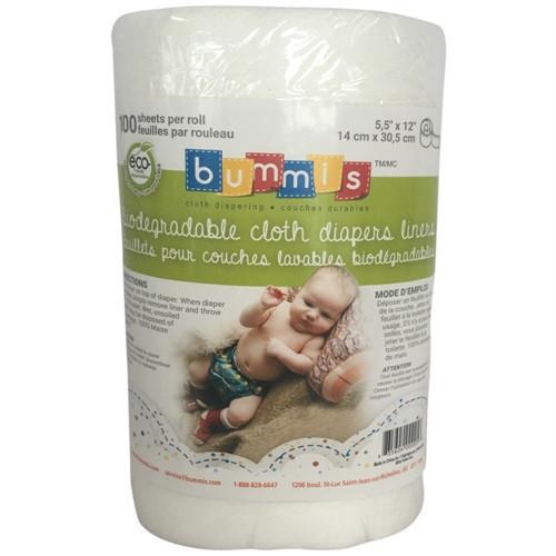 BUMMIS ∣ Feuillets biodégradables (100 feuillets)