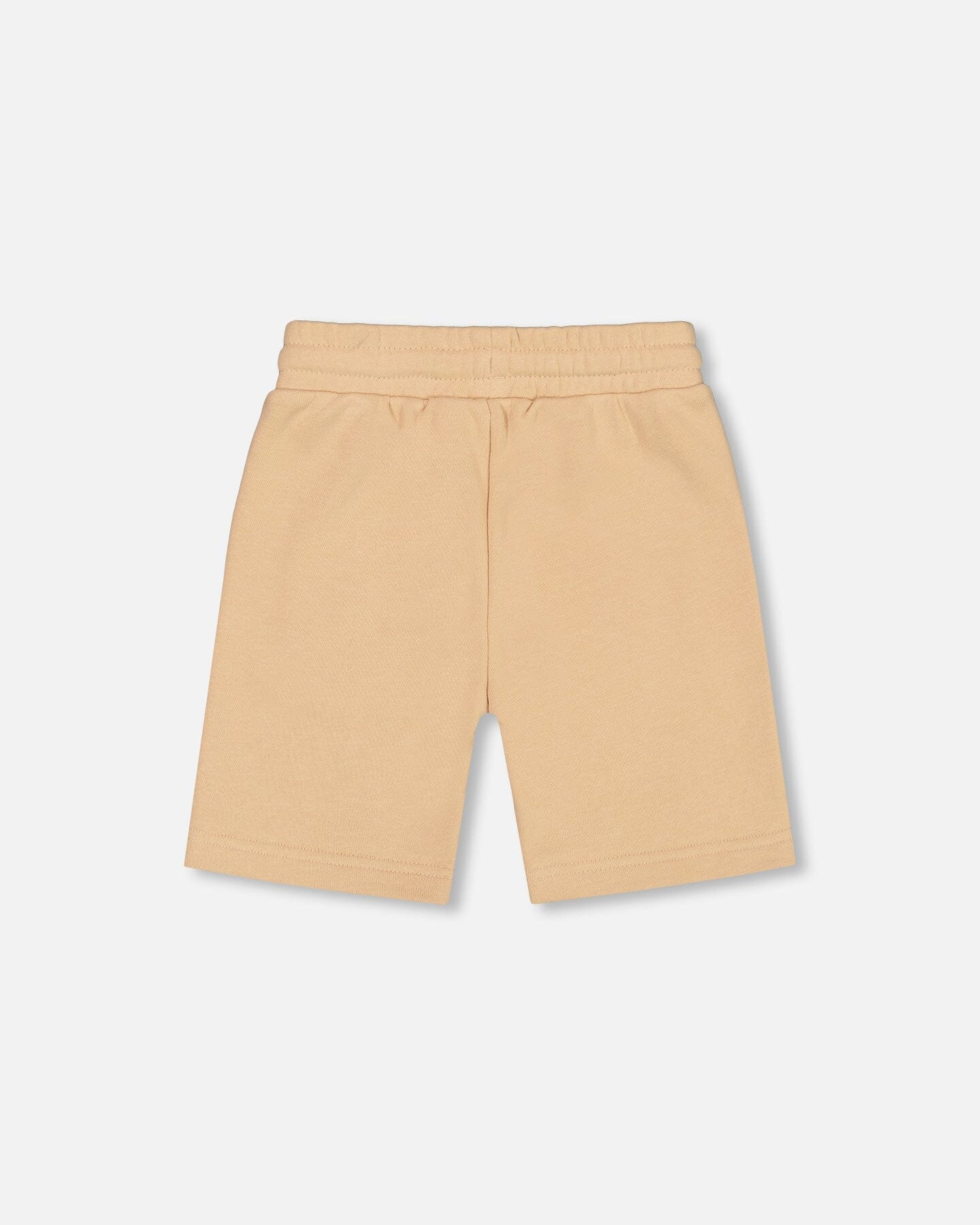 Short Avec Poches À Fermeture Éclair Beige En Coton Français