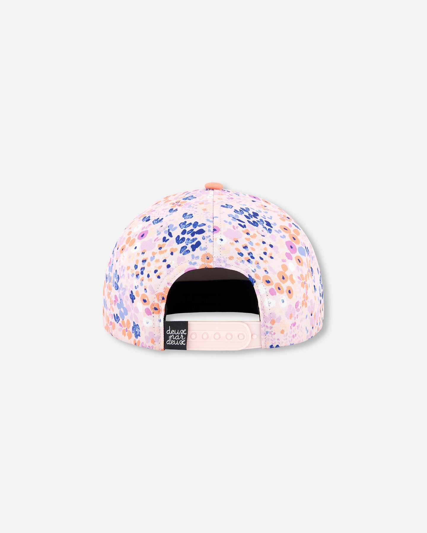 Casquette lavande imprimée de fleurs des champs