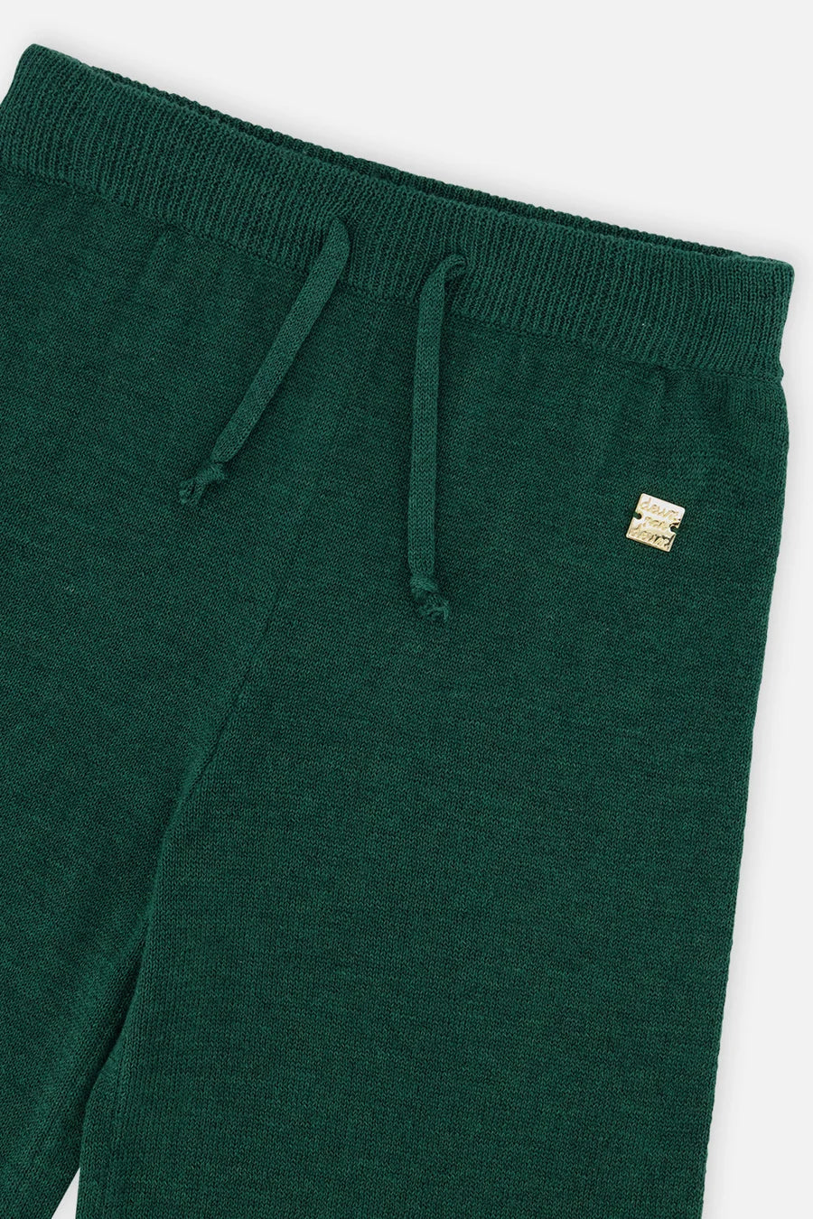 Pantalon évasé turquoise foncé